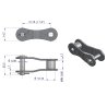 Półogniwo łańcucha 210B (R1 1.1/4) Waryński ( sprzedawane po 5 )