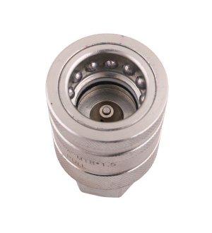 Szybkozłącze hydrauliczne gniazdo z eliminatorem ciśnienia M18x1.5 gwint wew. EURO PUSH-PULL (ISO 7241-A) Waryński