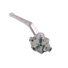 Zawór kulowy hydrauliczny 3-drogowy 3/2 M16x1.5 10L z otworami mocującymi 500 bar Waryński