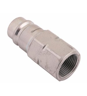 Szybkozłącze hydrauliczne wtyczka z eliminatorem ciśnienia M22x1.5 gwint wew. EURO (ISO 7241-A) Waryński