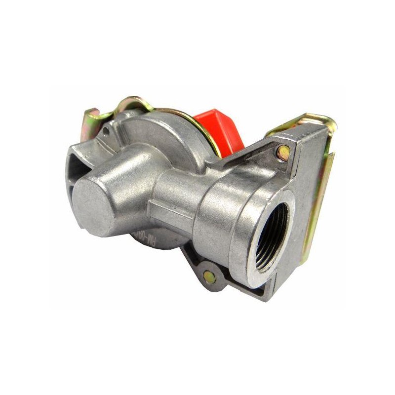 Złącze przewodów powietrza z zaworem C-330/360/Przyczepa (miękkie) Euro 22x1.5 Czerwone