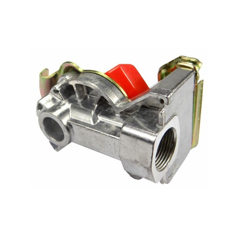 Złącze przewodów powietrza bez zaworu C-330/360/Przyczepa (twarde) x501200 Euro 22x1.5 Czerwone