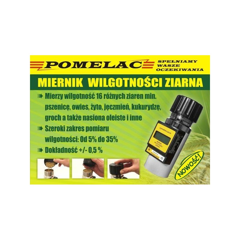 Miernik do pomiaru wilgotności ziarna