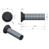 Śruba kpl. płużna dwunoskowa M10x40 mm kl.10.9 Waryński ( sprzedawane po 25 )