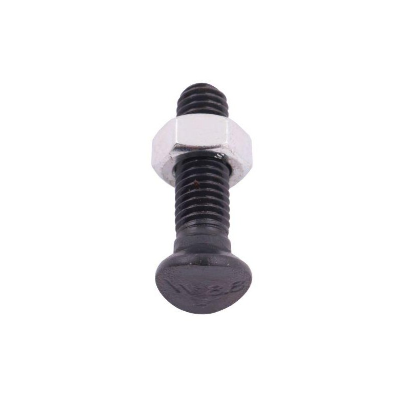 Śruba kpl. redliczkowa półokrągła M8x33 mm kl. 8.8 Waryński ( sprzedawane po 25 )