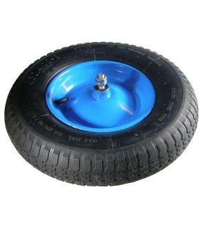 Koło do taczki kompletne 4.00-8 plus oś grubości 12mm