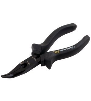 Szczypce wydłużone wygięte 160 mm Waryński