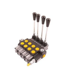 Rozdzielacz hydrauliczny 4-sekcyjny max przepływ 40L Waryński