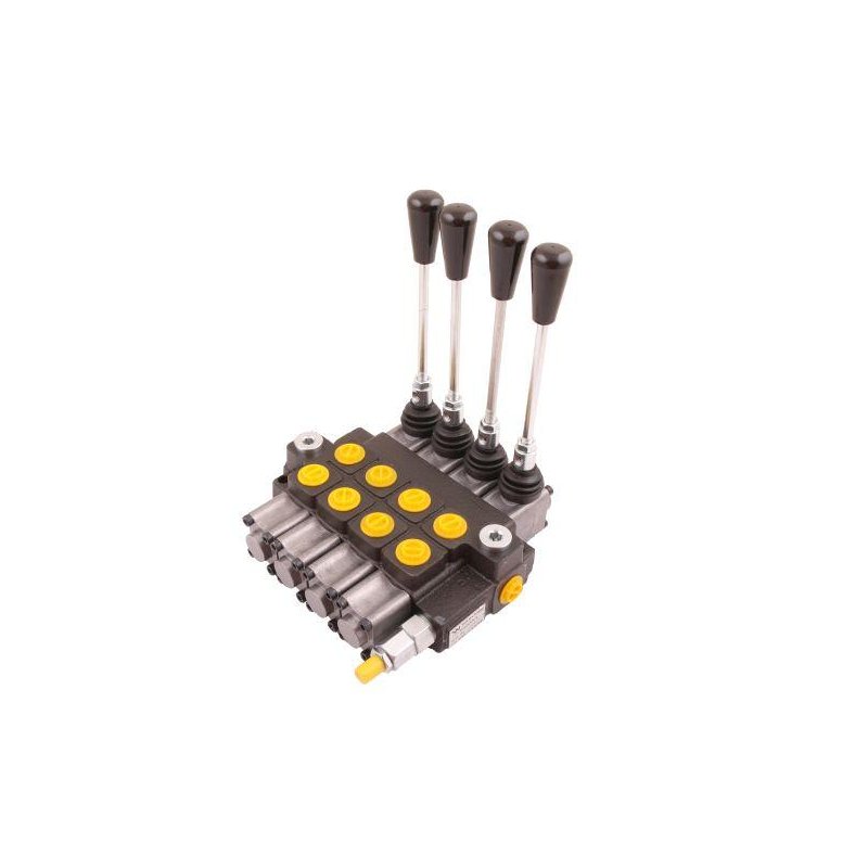 Rozdzielacz hydrauliczny 4-sekcyjny max przepływ 40L Waryński