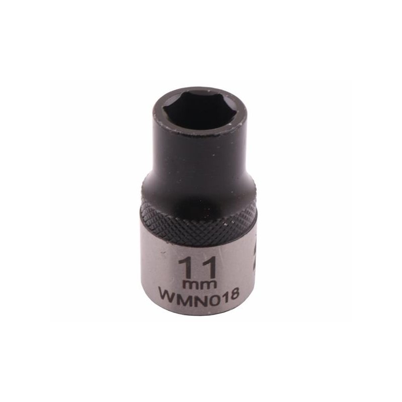 Nasadka sześciokątna 1/2". 11 mm. CrV50BV30. DIN 3124. Waryński