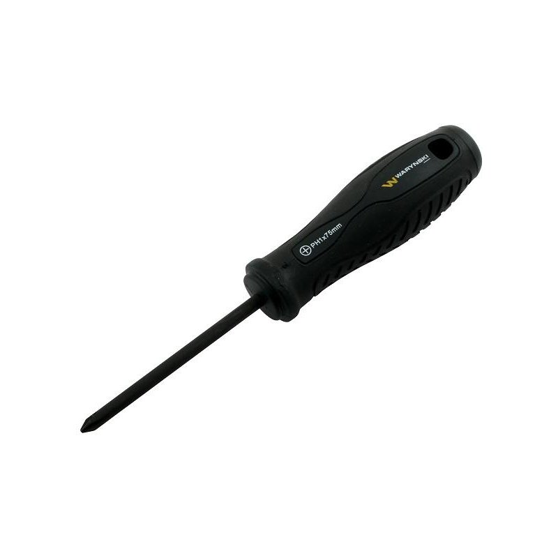 Wkrętak PH1. 75 mm. stal SVCM. Waryński