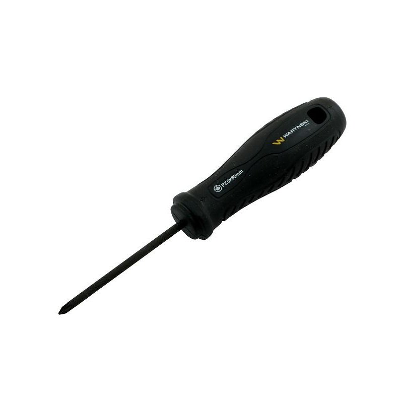 Wkrętak PZ0 60 mm. stal SVCM. Waryński