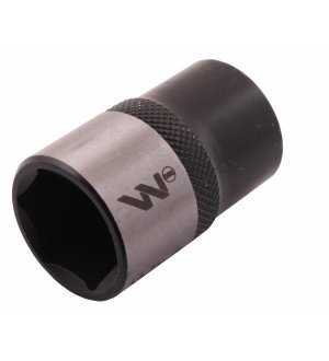 Nasadka sześciokątna 1/2". 18 mm. CrV50BV30. DIN 3124. Waryński