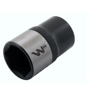 Nasadka sześciokątna 1/2". 19 mm. CrV50BV30. DIN 3124. Waryński