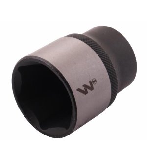 Nasadka sześciokątna 1/2". 32 mm. CrV50BV30. DIN 3124. Waryński