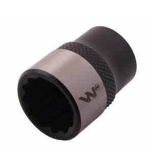 Nasadka dwunastokątna 3/8". 15 mm. CrV50BV30. DIN 3124. Waryński