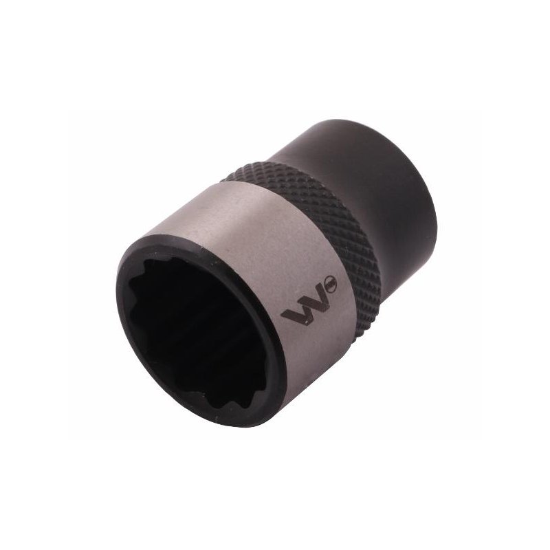 Nasadka dwunastokątna 3/8". 16 mm. CrV50BV30. DIN 3124. Waryński