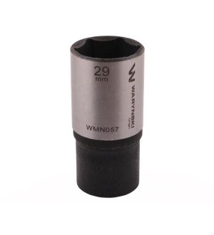 Nasadka sześciokątna 1/2". 29 mm. długa. CrV50BV30. DIN 3124. Waryński