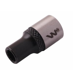 Nasadka dwunastokątna 1/4". 4 mm. CrV50BV30. DIN 3124. Waryński