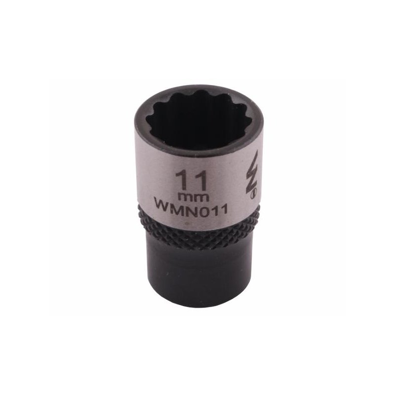 Nasadka dwunastokątna 1/4". 11 mm. CrV50BV30. DIN 3124. Waryński