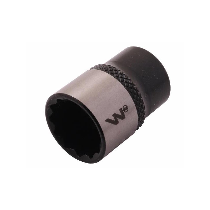 Nasadka dwunastokątna 1/4". 12 mm. CrV50BV30. DIN 3124. Waryński