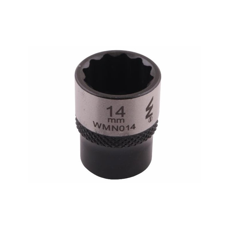 Nasadka dwunastokątna 1/4". 14 mm. CrV50BV30. DIN 3124. Waryński