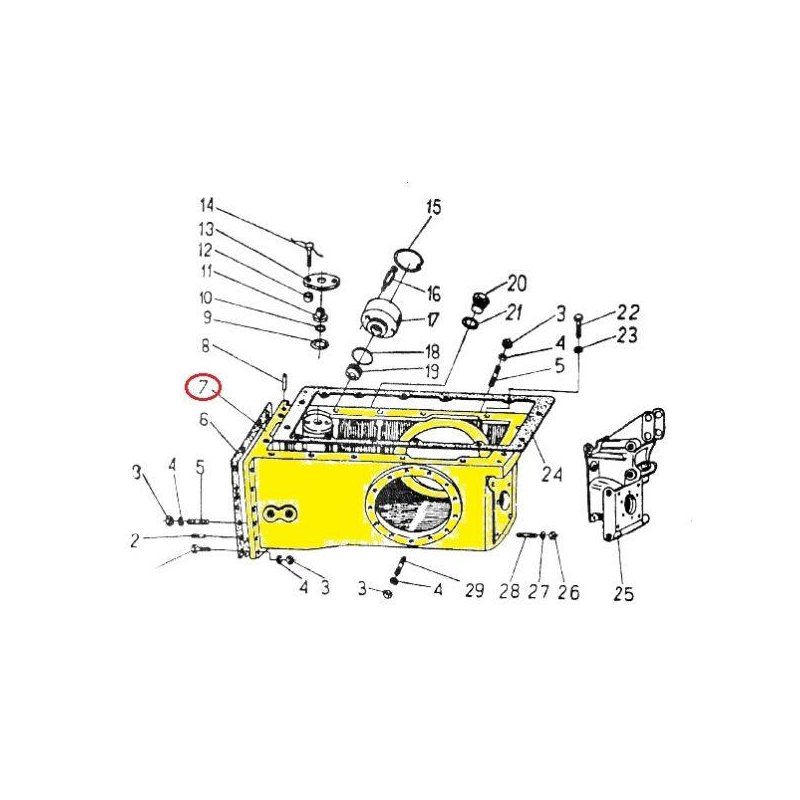 Korpus tylnego mostu C-330
