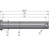 SWORZEŃ 12H8X85/75 zabezpieczenie sworznia osi C-330/360