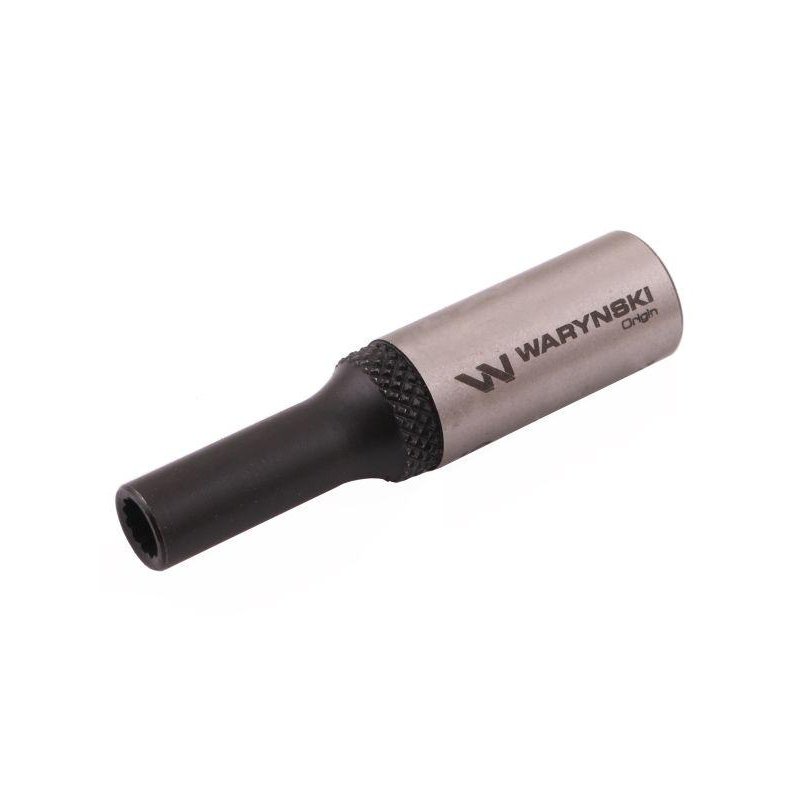 Nasadka dwunastokątna 1/4". 5 mm. długa. CrV50BV30. DIN 3124. Waryński