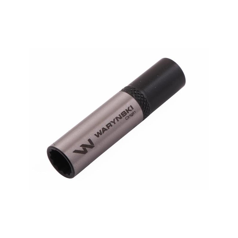 Nasadka dwunastokątna 1/4". 9 mm. długa. CrV50BV30. DIN 3124. Waryński