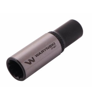 Nasadka dwunastokątna 1/4". 10 mm. długa. CrV50BV30. DIN 3124. Waryński