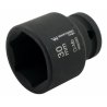Nasadka udarowa sześciokątna 1/2". 30 mm. CrMo. DIN 3129. Waryński