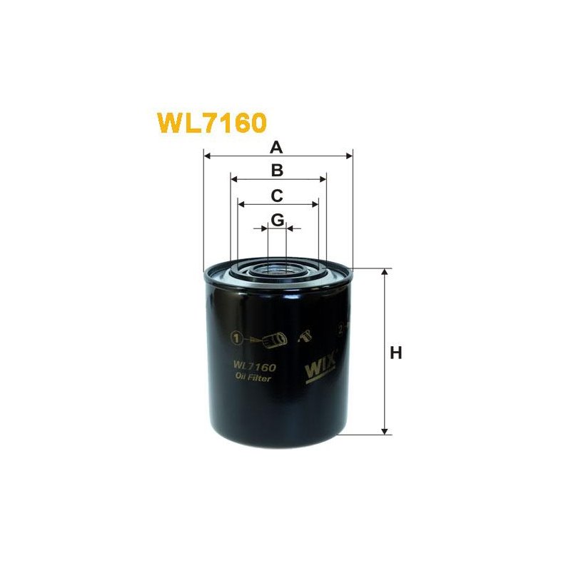 Filtr Oleju WL7160 Wix