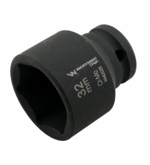 Nasadka udarowa sześciokątna 1/2". 32 mm. CrMo. DIN 3129. Waryński
