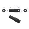 Nasadka udarowa sześciokątna długa 1/2". 11 mm. CrMo. DIN 3129. Waryński