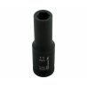 Nasadka udarowa sześciokątna długa 1/2". 11 mm. CrMo. DIN 3129. Waryński