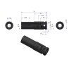 Nasadka udarowa sześciokątna długa 1/2". 14 mm. CrMo. DIN 3129. Waryński