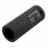 Nasadka udarowa sześciokątna długa 1/2". 20 mm. CrMo. DIN 3129. Waryński