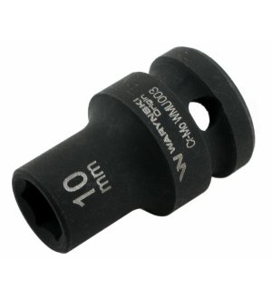 Nasadka udarowa sześciokątna 1/2". 10 mm. CrMo. DIN 3129. Waryński