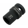 Nasadka udarowa sześciokątna 1/2". 12 mm. CrMo. DIN 3129. Waryński