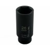 Nasadka udarowa sześciokątna długa 1/2". 26 mm. CrMo. DIN 3129. Waryński