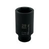 Nasadka udarowa sześciokątna długa 1/2". 29 mm. CrMo. DIN 3129. Waryński