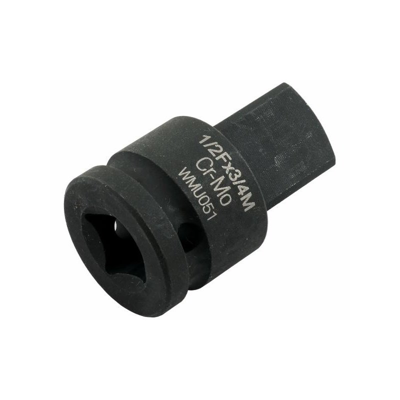 Adapter do nasadek udarowych 1/2" (F) x 3/4" (M). CrMo. Waryński