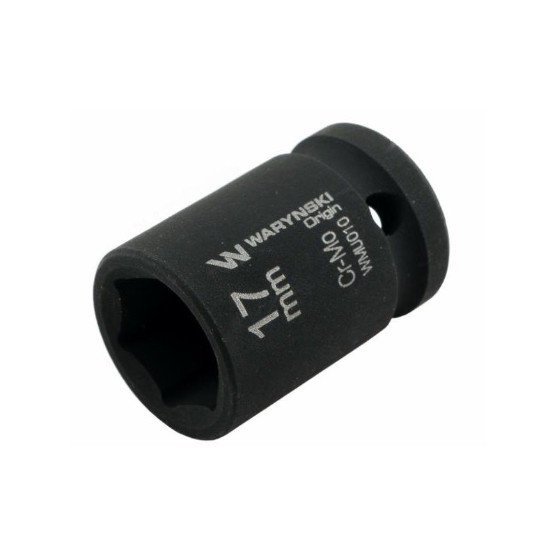 Nasadka udarowa sześciokątna 1/2". 17 mm. CrMo. DIN 3129. Waryński