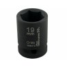Nasadka udarowa sześciokątna 1/2". 19 mm. CrMo. DIN 3129. Waryński