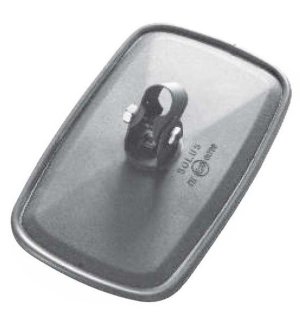 Lusterko z metalowym uniwersalnym uchwytem  232 x 145, mocowanie fi 15-18 mm ( sprzedawane po 4 )