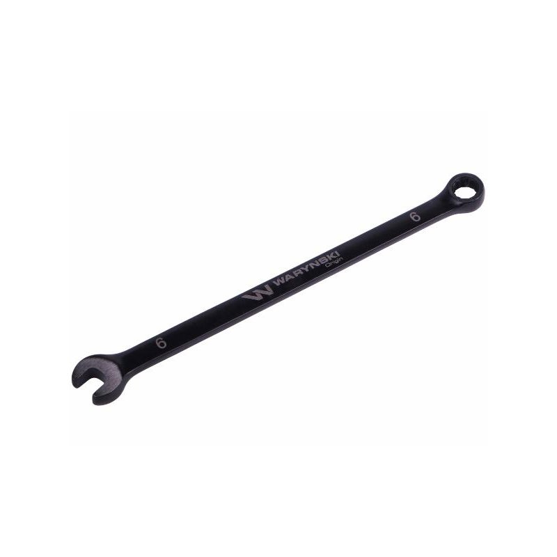 Klucz płasko-oczkowy 6 mm. CrV standard ASME B107-2010 Waryński