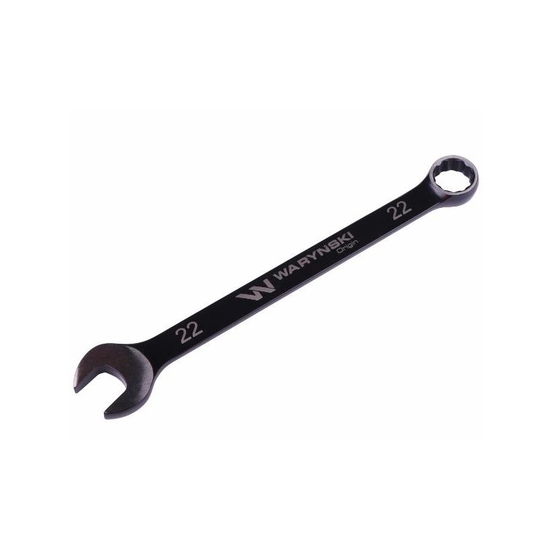 Klucz płasko-oczkowy 22 mm. CrV  standard ASME B107-2010 Waryński