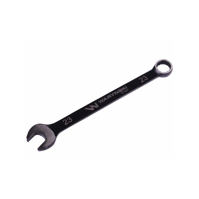 Klucz płasko-oczkowy 23 mm. CrV standard ASME B107-2010 Waryński