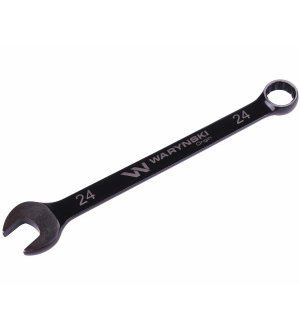 Klucz płasko-oczkowy 24 mm. CrV  standard ASME B107-2010 Waryński
